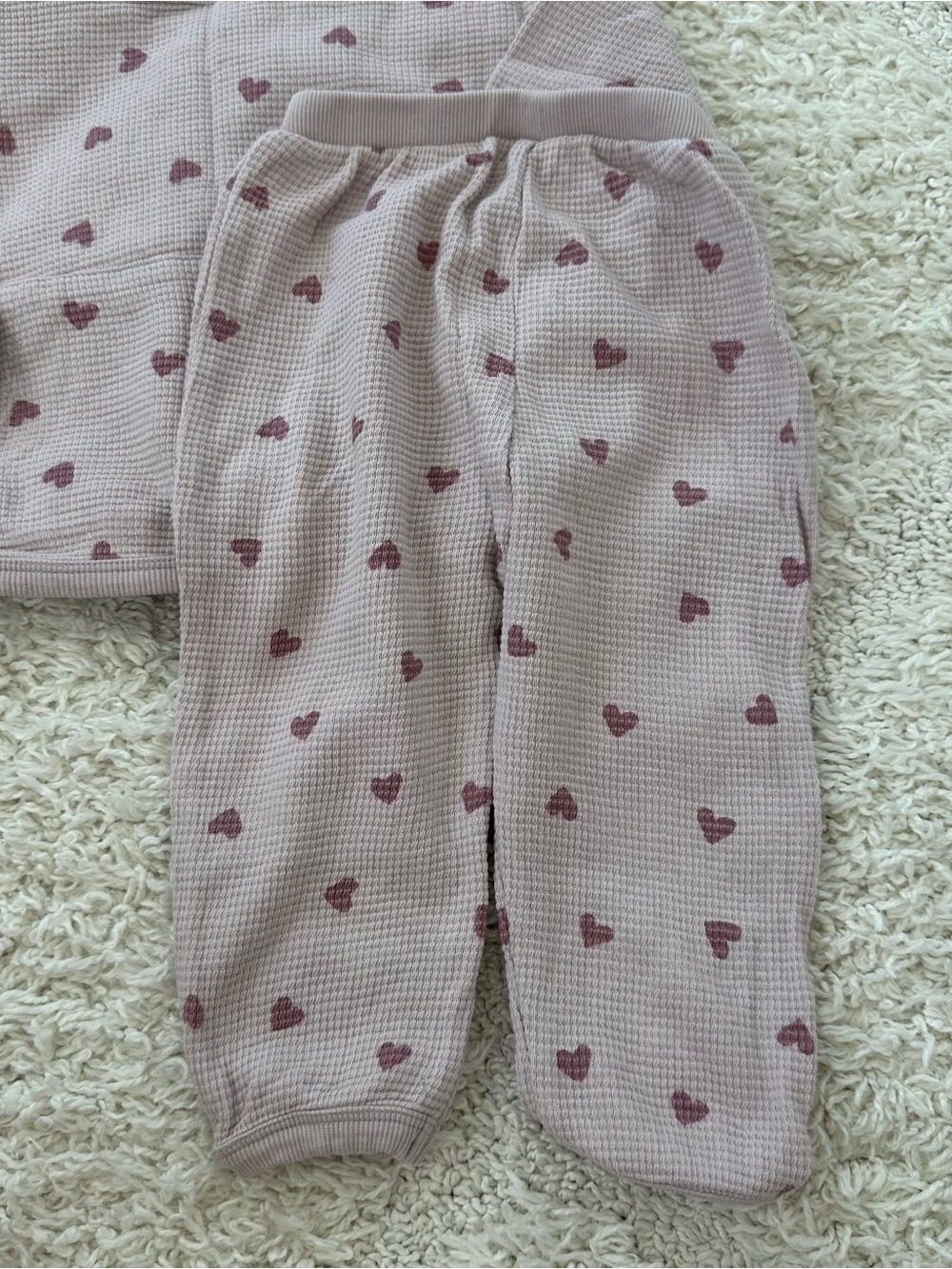 Quincy Mae Waffle Slouch Set - Picture 4 of 7
